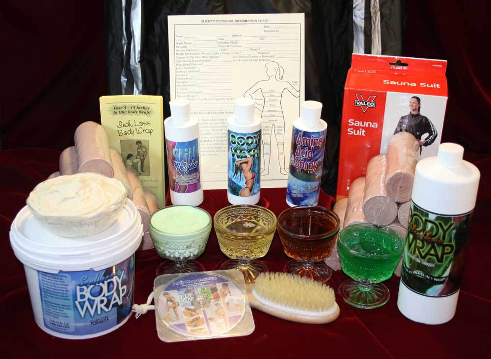 photo of American body wrap kit with sea mud